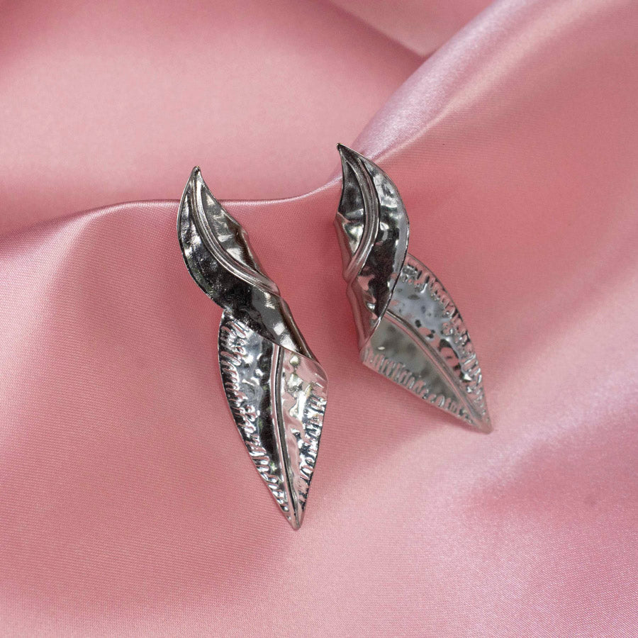 Zilverkleurig oorbellen