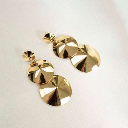 Goudkleurige oorbellen groot