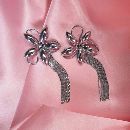 Zilveren elegante oorbellen die tijdloos zijn