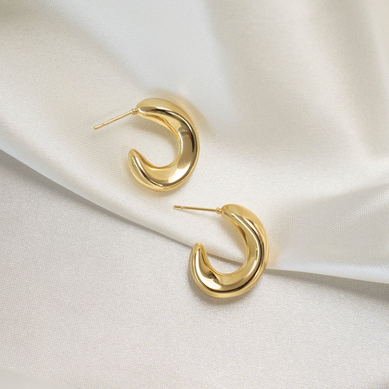 Mable Oorbellen - Geelgoud