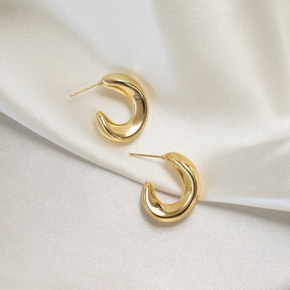 Mable Oorbellen - Geelgoud