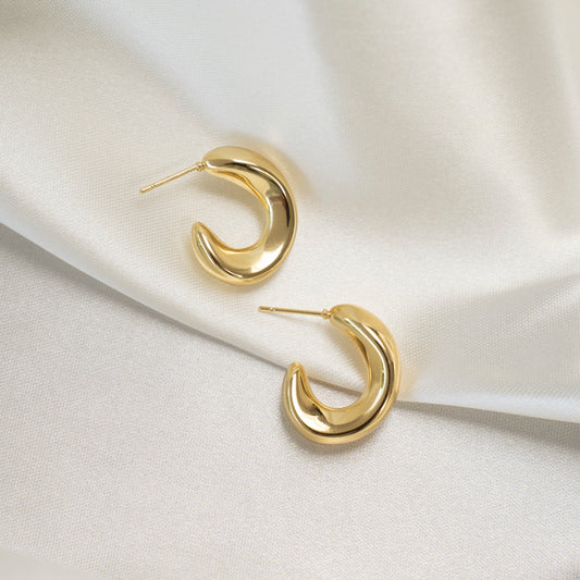 Mable Oorbellen - Geelgoud