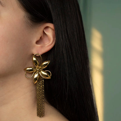 Primrose Oorbellen - Goud & Zilver